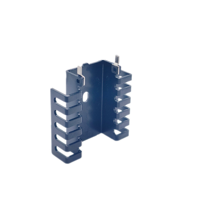 Custom Schwarz Anodisierte Platte Ebene gestempelt Extrusion Aluminium Heatsink PCB1046 Für Ventilatoren Wärmemanagement